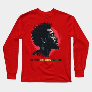 Black History Month A Black History Month Celebration Design Long Sleeve T-Shirt